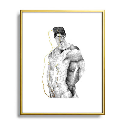 Figuration 1 (GOLD DOESN'T PRINT SHINY) Framed Art Print Gallery Image 53