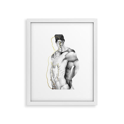 Figuration 1 (GOLD DOESN'T PRINT SHINY) Framed Art Print Gallery Image 16