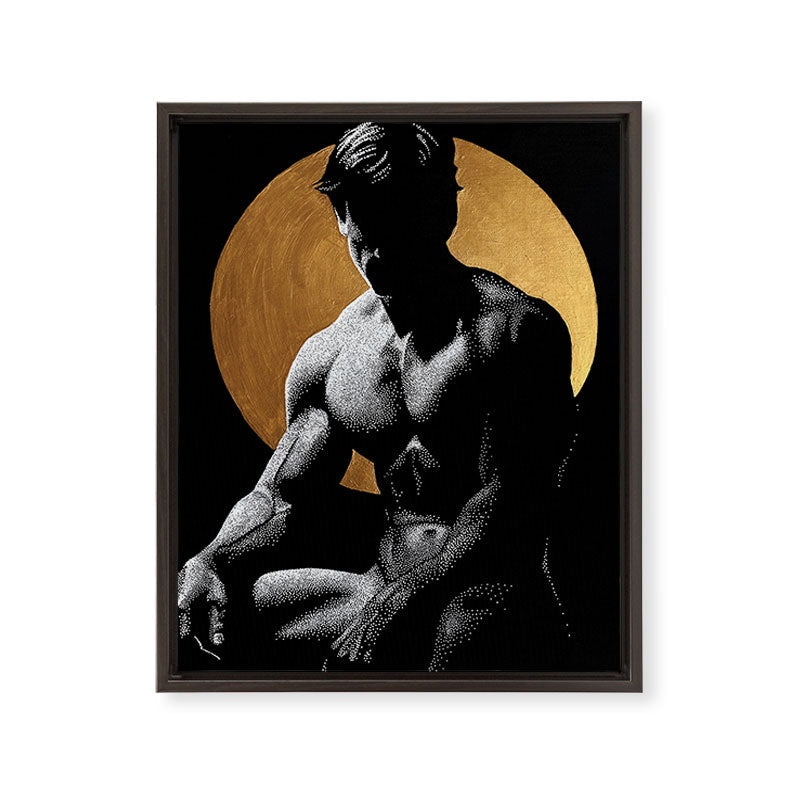Luminosity of Apollo (gold doesn't print shiny) Framed Canvas Print Gallery Image 5