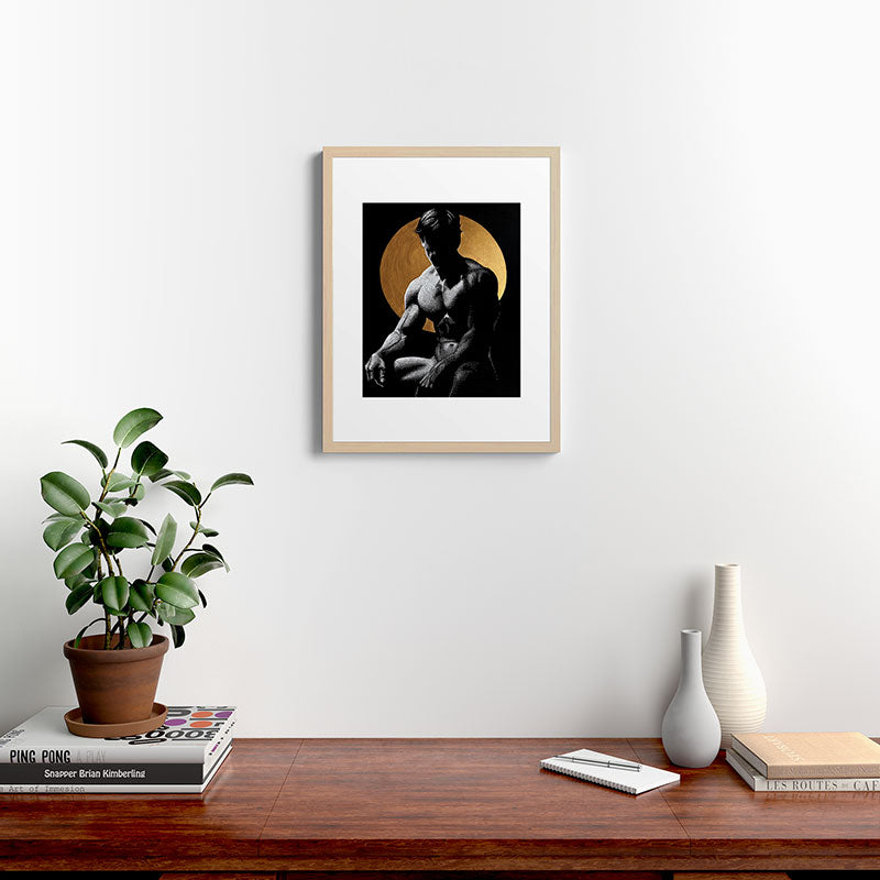 Luminosity of Apollo (gold doesn't print shiny) Framed Art Print Gallery Image 11