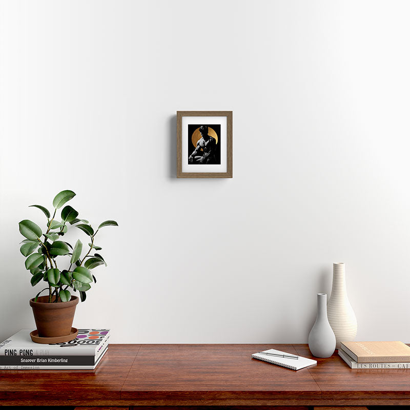 Luminosity of Apollo (gold doesn't print shiny) Framed Art Print Gallery Image 5
