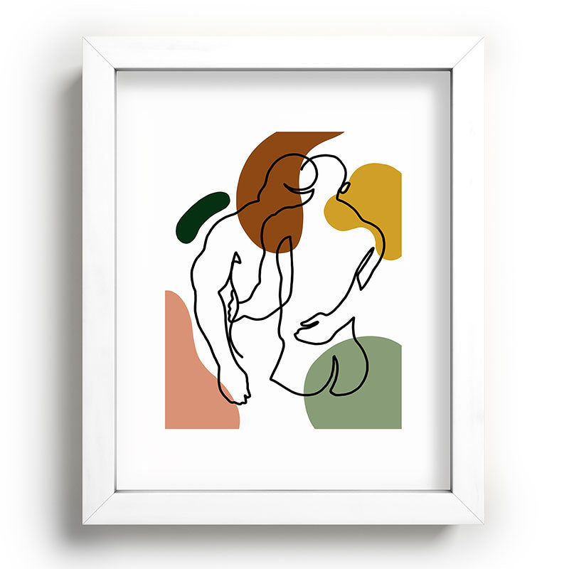 NOODDOOD Linework 1 Framed Art Print Gallery Image 45