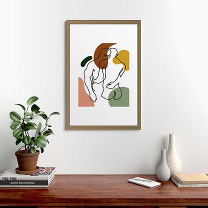 NOODDOOD Linework 1 Framed Art Print Gallery Image 24