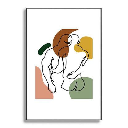 NOODDOOD Linework 1 Framed Art Print Gallery Image 52