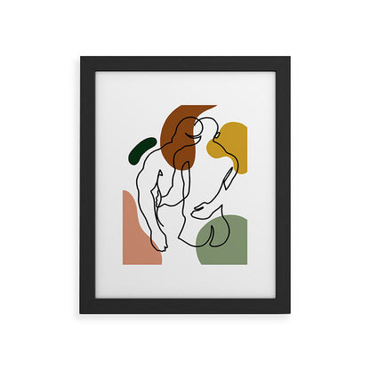 NOODDOOD Linework 1 Framed Art Print Gallery Image 18