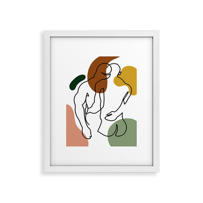 NOODDOOD Linework 1 Framed Art Print Gallery Image 14