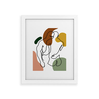 NOODDOOD Linework 1 Framed Art Print Gallery Image 29