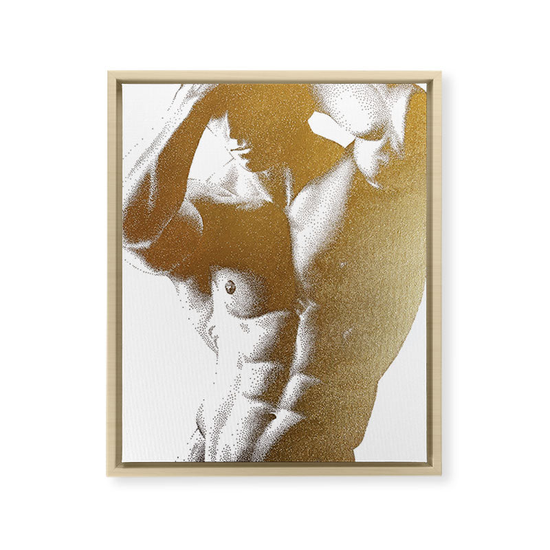 Obscured 2 - Painting Framed Canvas Print Gallery Image 8