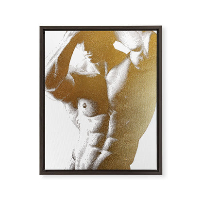 Obscured 2 - Painting Framed Canvas Print Gallery Image 4