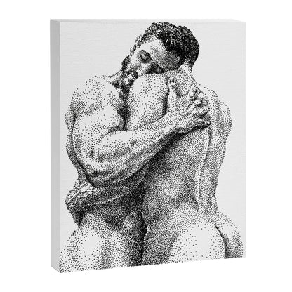 The Lovers - NOODDOODs Canvas Print Gallery Image 1