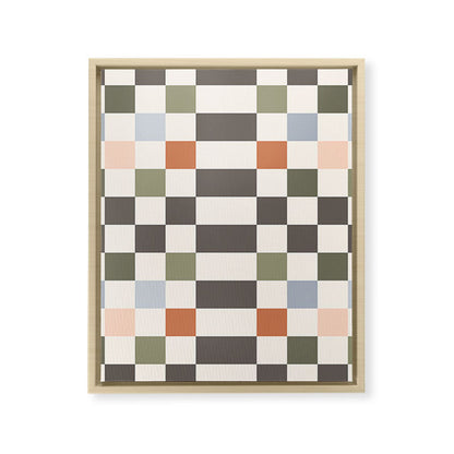 Fall Checkerboard Framed Canvas Print Gallery Image 25