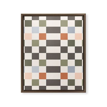 Fall Checkerboard Framed Canvas Print Gallery Image 14