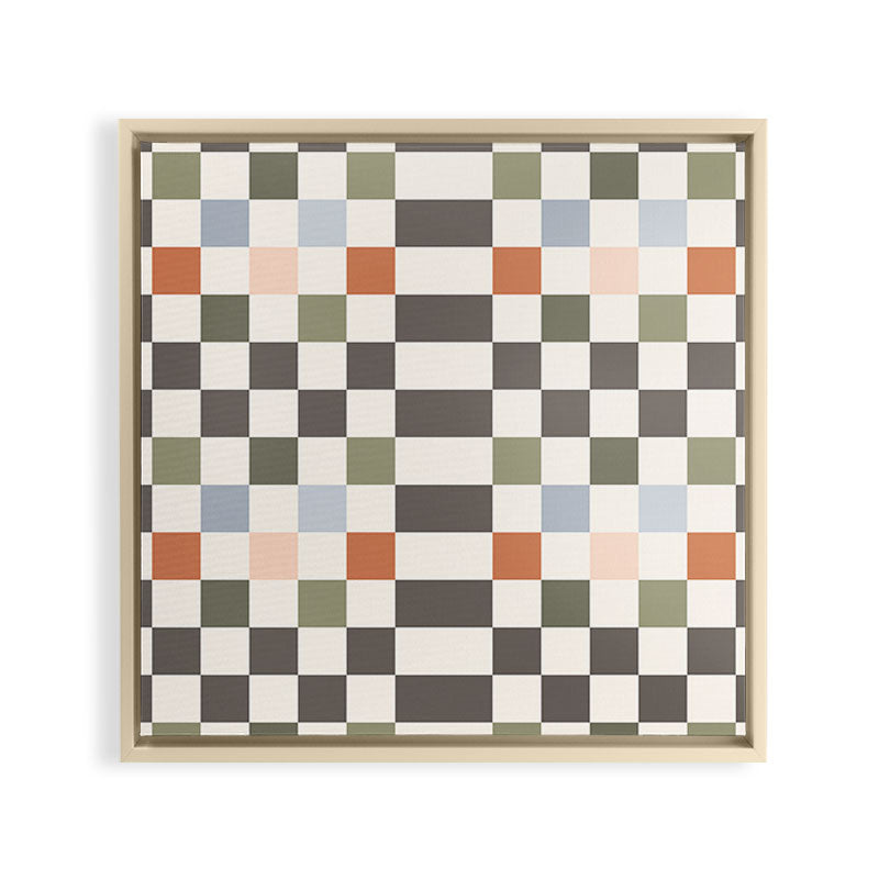 Fall Checkerboard Framed Canvas Print Gallery Image 27