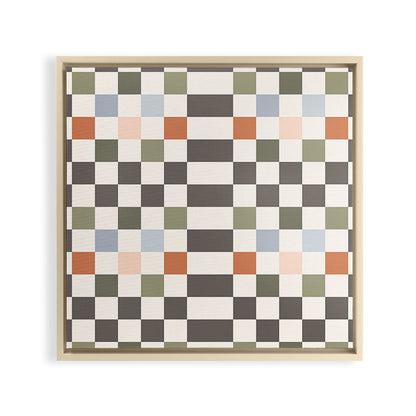 Fall Checkerboard Framed Canvas Print Gallery Image 20