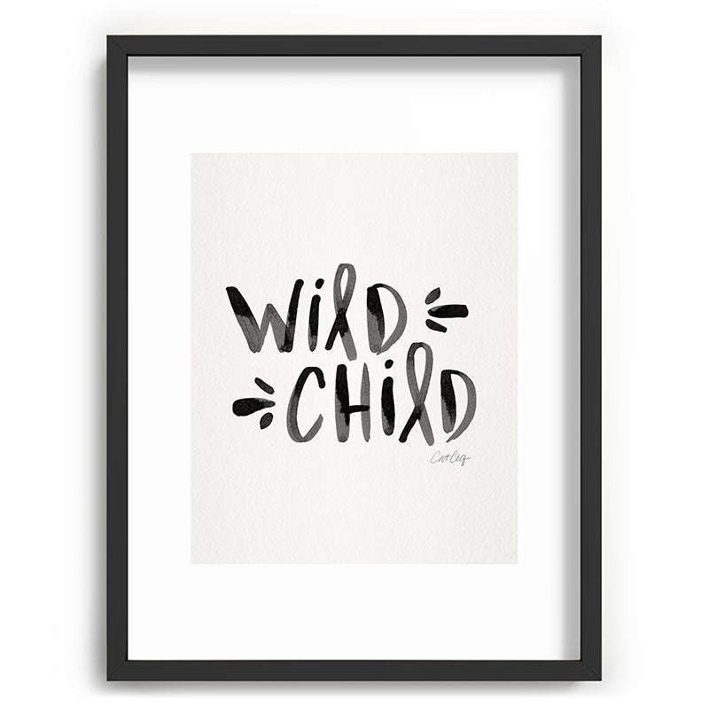 Wild Child - Black Framed Art Print Gallery Image 84