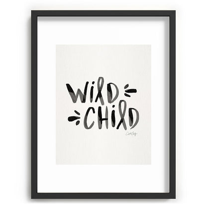 Wild Child - Black Framed Art Print Gallery Image 83