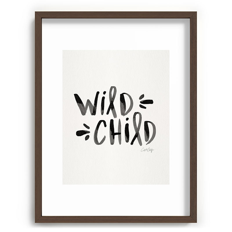Wild Child - Black Framed Art Print Gallery Image 92