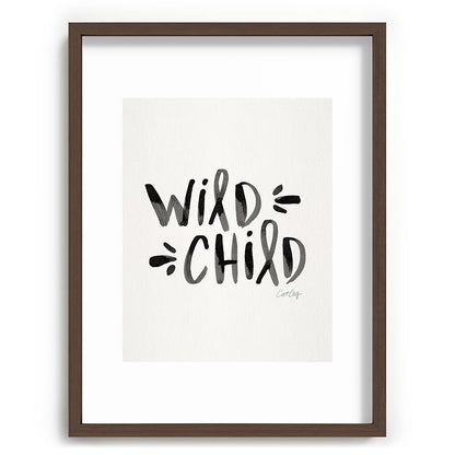 Wild Child - Black Framed Art Print Gallery Image 92