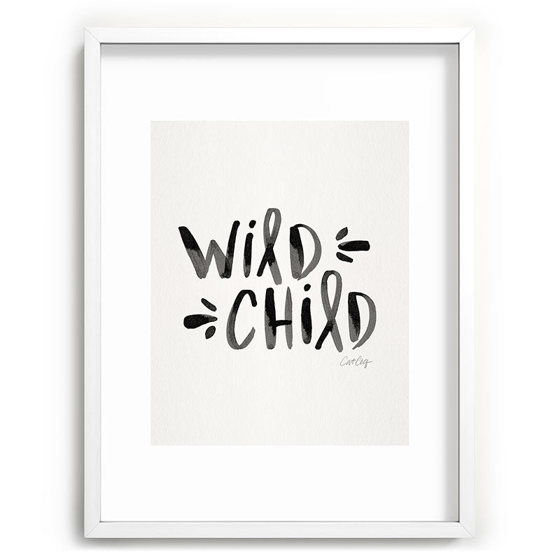 Wild Child - Black Framed Art Print Gallery Image 107