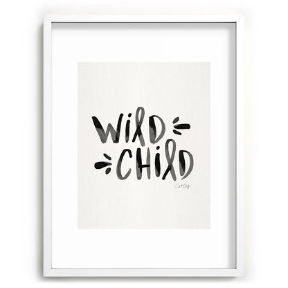 Wild Child - Black Framed Art Print Gallery Image 107
