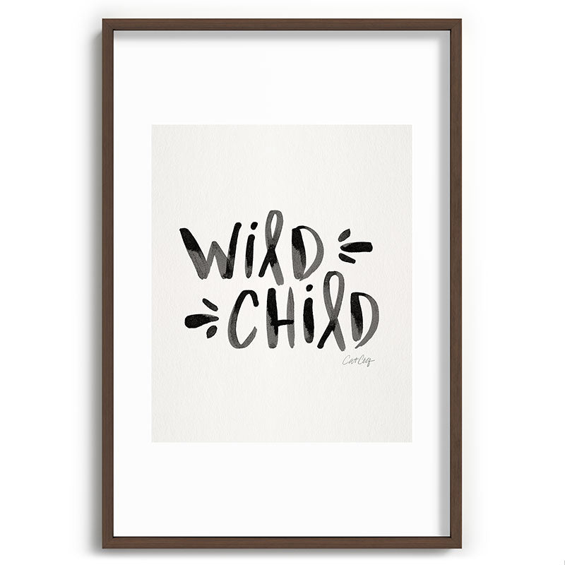 Wild Child - Black Framed Art Print Gallery Image 94