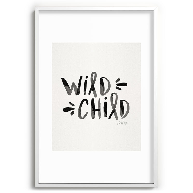 Wild Child - Black Framed Art Print Gallery Image 110