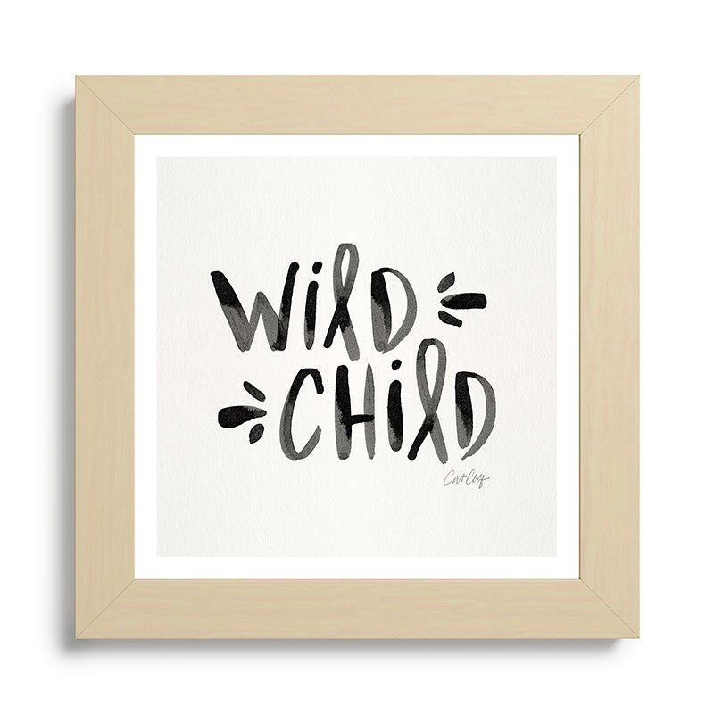 Wild Child - Black Framed Art Print Gallery Image 68