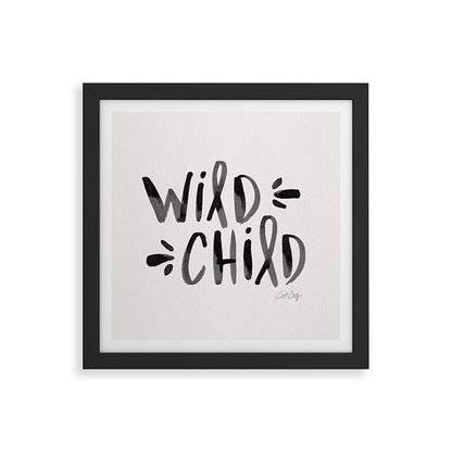 Wild Child - Black Framed Art Print Gallery Image 50