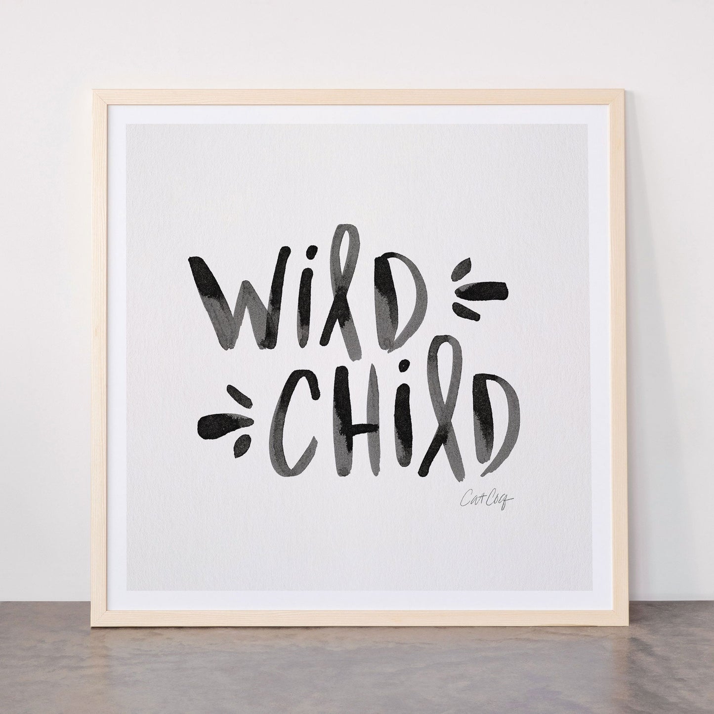 Wild Child - Black Framed Art Print Gallery Image 77