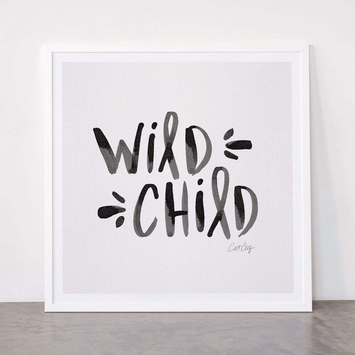 Wild Child - Black Framed Art Print Gallery Image 87
