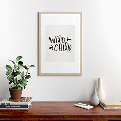 Wild Child - Black Framed Art Print Gallery Image 65