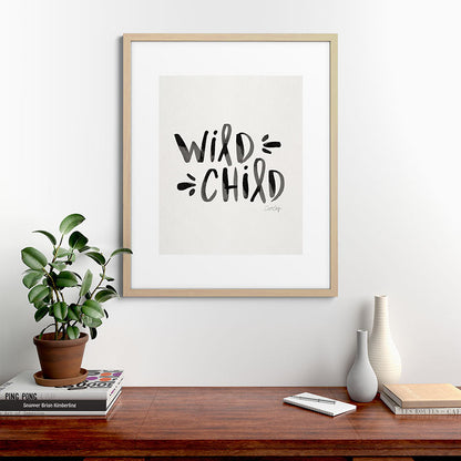 Wild Child - Black Framed Art Print Gallery Image 67
