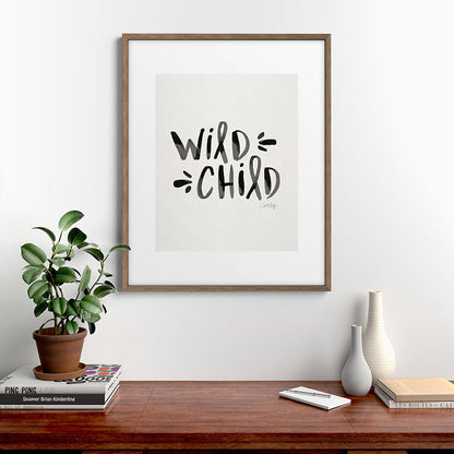 Wild Child - Black Framed Art Print Gallery Image 19