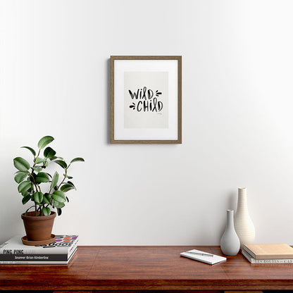 Wild Child - Black Framed Art Print Gallery Image 15