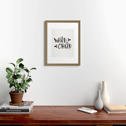Wild Child - Black Framed Art Print Gallery Image 54