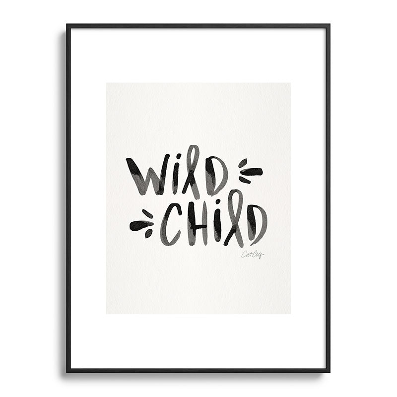 Wild Child - Black Framed Art Print Gallery Image 115