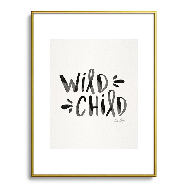 Wild Child - Black Framed Art Print Gallery Image 124