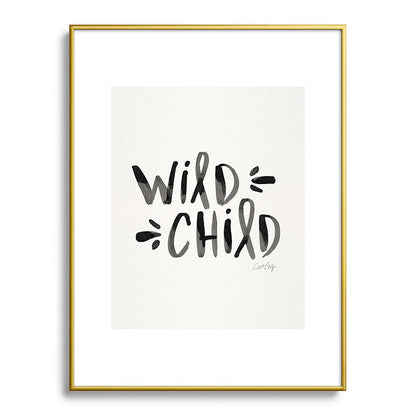 Wild Child - Black Framed Art Print Gallery Image 124