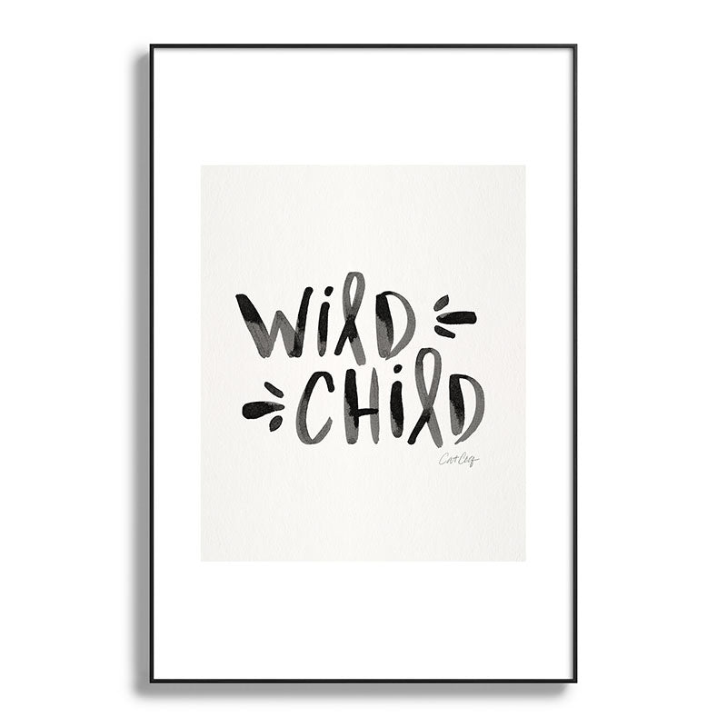 Wild Child - Black Framed Art Print Gallery Image 119