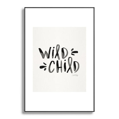 Wild Child - Black Framed Art Print Gallery Image 119