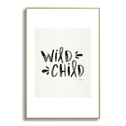 Wild Child - Black Framed Art Print Gallery Image 127