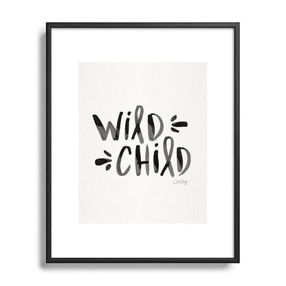 Wild Child - Black Framed Art Print Gallery Image 111