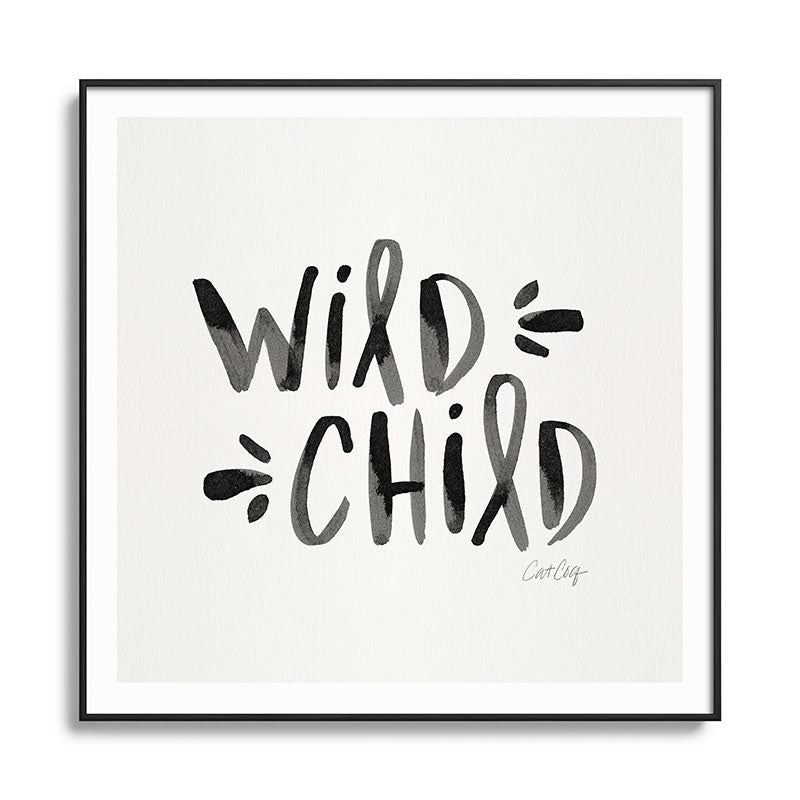 Wild Child - Black Framed Art Print Gallery Image 126