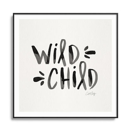 Wild Child - Black Framed Art Print Gallery Image 126