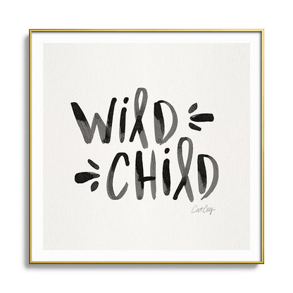 Wild Child - Black Framed Art Print Gallery Image 136