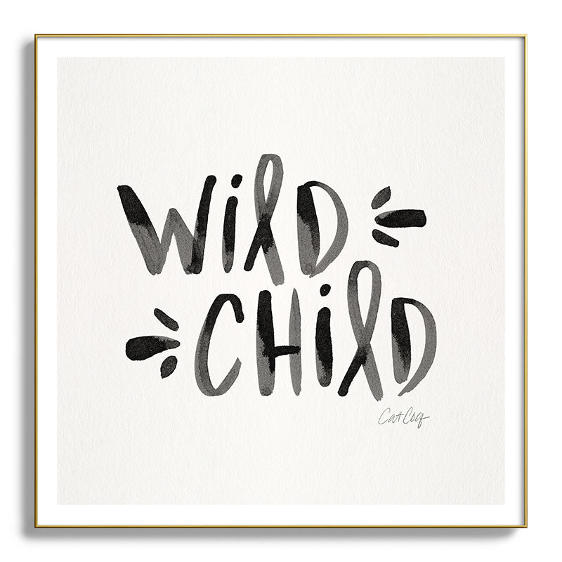 Wild Child - Black Framed Art Print Gallery Image 139
