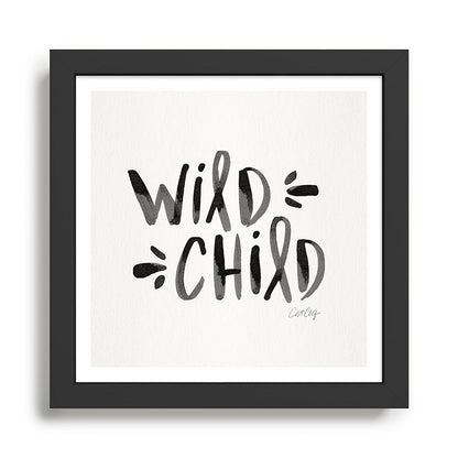 Wild Child - Black Framed Art Print Gallery Image 2