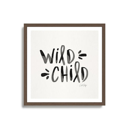 Wild Child - Black Framed Art Print Gallery Image 17