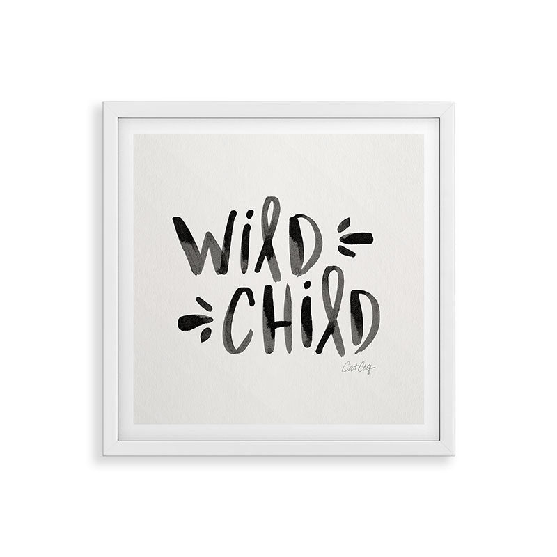 Wild Child - Black Framed Art Print Gallery Image 38