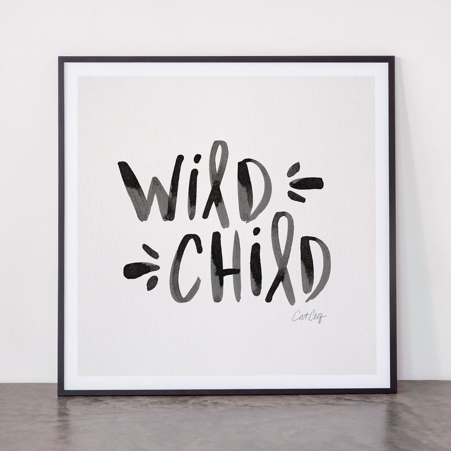 Wild Child - Black Framed Art Print Gallery Image 11